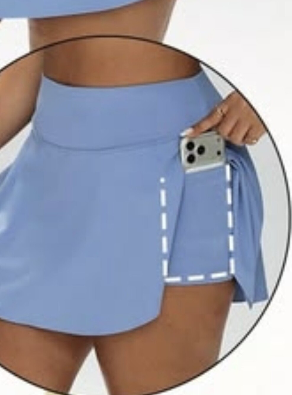 Grirlfriend Collective baby blue  Tennis/golf/camping Running New Without Tags